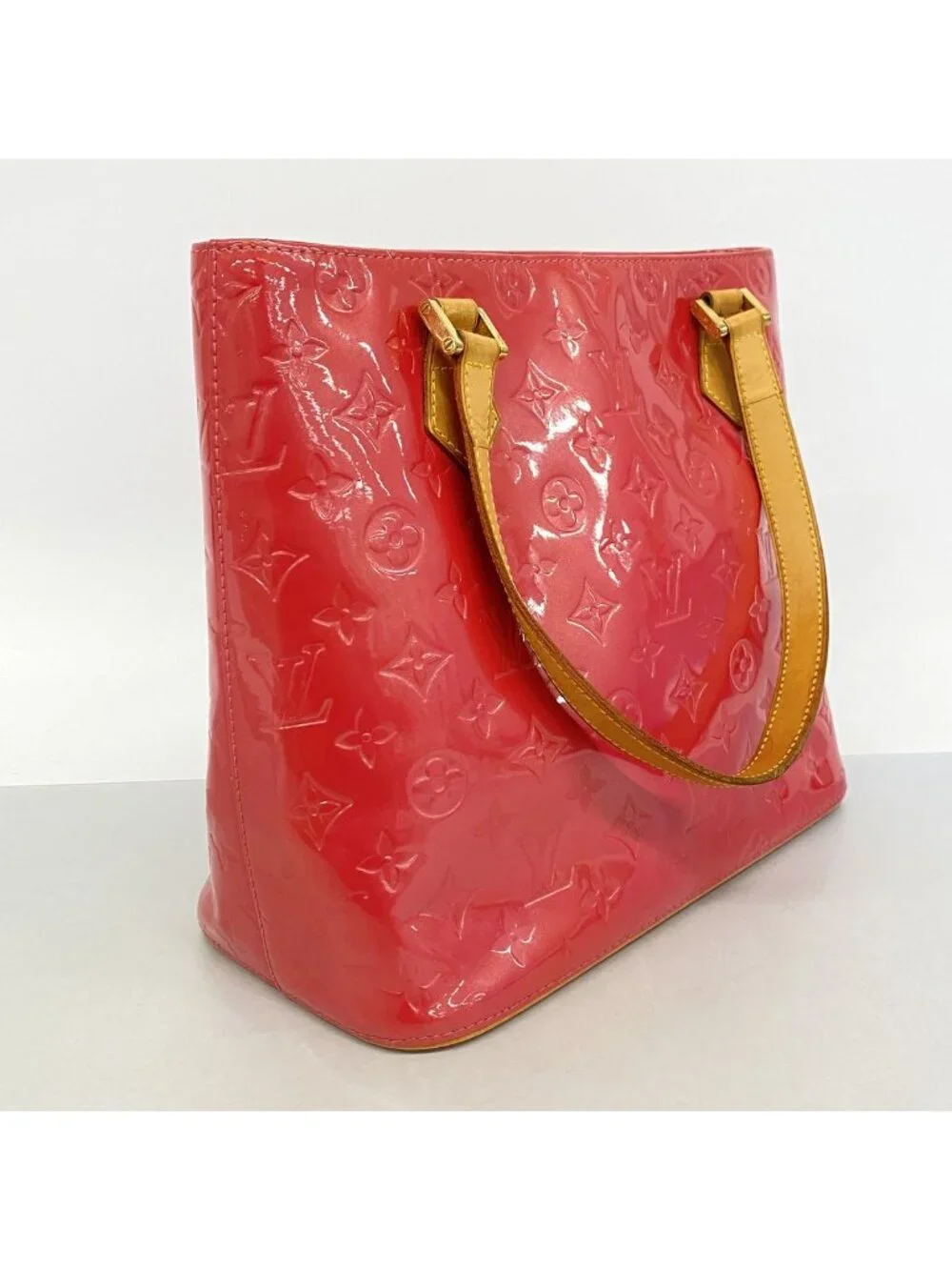 Louis Vuitton Tote Bag Vernis Houston Framboise